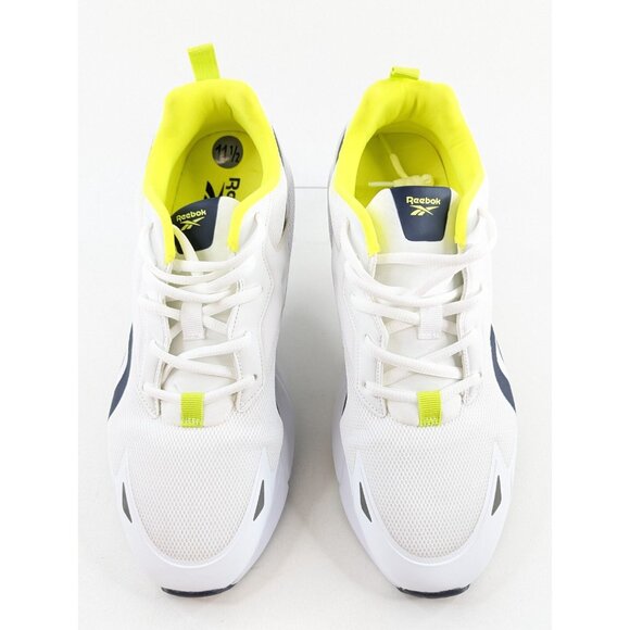 Reebok Hexalite Legacy – Men’s 11.5 White Black Solar Yellow Unisex Shoes- NEW
